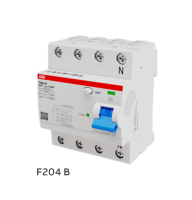 ABB RCCB Type B F204B-40/0.03 อุปกรณ์ป้องกันไฟดูดไฟรั่ว 40A 3 เฟส เหมาะสำหรับเครื่องชาร์จรถยนต์ไฟฟ้า Terra AC wallbox 22 kW