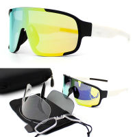 POC Aspire Cycling Sunglasses Men Women Bicycle Sun Glasses Polarized Sport MTB Eyewear Road Bike Goggles with 3 Lens