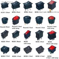 1pc KCD1 KCD3 KCD4 On/Off Round/Square Rocker Switch DC AC 6A/250V Car Dash Dashboard Plastic Switch Dropshipping