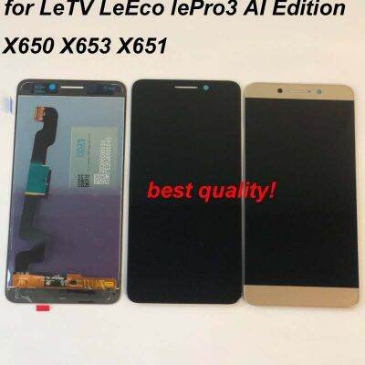 100% สำหรับ Letv เลโคเล Pro 3 X650 X651 X656 X657 X658 X659 X653เคสโทรศัพท์มือถือรุ่น Ai ชิ้นส่วนจอสัมผัสแอลซีดีของเครื่องแปลงดิจิทัล