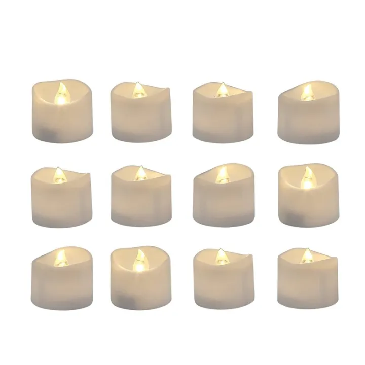 Realistic and Bright Flickering Battery Operated Flameless LED Tea