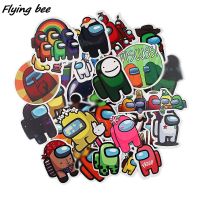 Flyingbee 35 Pcs Cartoon Game Robot Scrapbooking Stickers Decal For Guitar Laptop Luggage Car Fridge Graffiti Sticker X1140