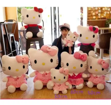 Hello Kitty Plush Toys, Cute Soft Doll Toys, Birthday Gifts for Girls  (30CM, Pink A)