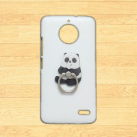 For Motorola Moto E4 G5 G5s C Plus E2 G2 X4 G4 Play M X Style Pure Edition Z2 3D Cute Sit Panda Finger Ring Stand Holder Back Hard Phone Cover Case