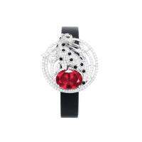 【YF】❖♟  New 925 Sterling Leopard Wrist Ruby CZ with Jewely Gifts