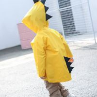 Dinosaur Children Baby Raincoat Kindergarten Childrens Large Class Poncho Child Childrens Poncho Spring and Autumn 2-6 Years