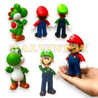 Figure Super Mario โมเดลMario ผลิตจากพลาสติกคุณภาพดี เนื้อตันๆ หนักๆโมเดลมาริโอ้ โมเดลลุยจิ โมเดลยอร์ซี่ สินค้าเกรดพรีเมี่ยม