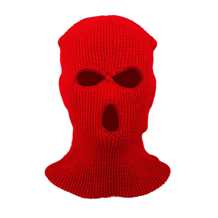 Geyoga 6 Pieces 3 Hole Ski Masks Full Face Cover Balaclavas Winter