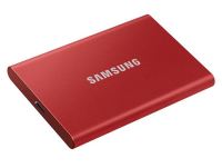 500 GB PORTABLE SSD (เอสเอสดีพกพา) SAMSUNG T7 (RED) (MU-PC500R/WW)