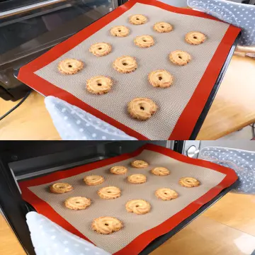 Silicone lined shop baking sheet