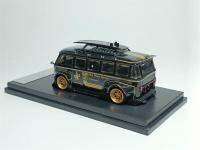 คอลเล็กชันโมเดลรถยนต์หล่อขึ้นรูป1:64 T1 Kombi Robert Volkswide JPS #29 Limited500