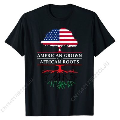American Grown With African Roots - Pan Africa T-Shirt CalEurope Tees Wholesale Cotton Men T Shirts