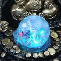 Hindu Ganesha Statue Fortune Lucky Feng Shui Desktop Fountains Indoor LED Glowing Ball Spring Water Sound Waterfall Fountain