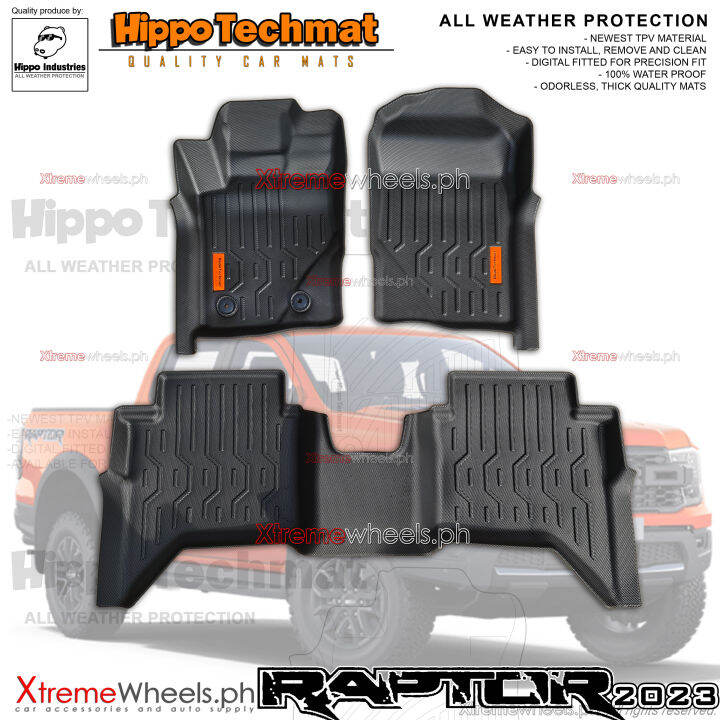 20232024 Ford Raptor Thailand Made V2 Hippo Techmat Deep Dish Matting