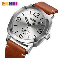 Quartz Watches Men SKMEI Brand Luxury Casual Fashion Mens Watch For Gifts leather Waterproof luminous Wristwatch Reloj Hombre