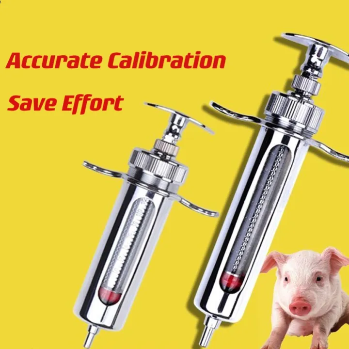 10ml 20ml Syringe Stainless Steel Veterinary Injection Tools Equipment  Products Injector Syringe For Pig Cow Sheep Chicken Animal Livestock  Poultry Veterinary Accessories | Lazada PH