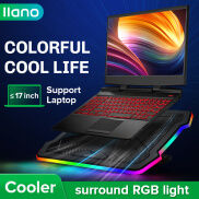 Máy Làm Mát Laptop Ánh Sáng RGB Toàn Diện Llano Với Tốc Độ Gió Và Chiều