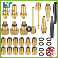 Bicycle Tire Valve Adapters Premium Brass Bike Valve Copper Inflators Ball Pump Needles Adapter Kits Bicycle Accessories