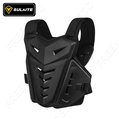 SULAITE Motorcycle Body Armor Motorcycle Jacket Motocross Moto Vest Back Chest Protector Off-Road Dirt Bike Protective Gear