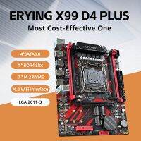 ERYING เมนบอร์ด X99 D4บวก LGA 2011-3รองรับ V3 E5 V4ชุดเต็ม DDR4 RECC ไม่มี ECC หน่วยความจำ NVME คอมพิวเตอร์ส่วนบุคคลเกม