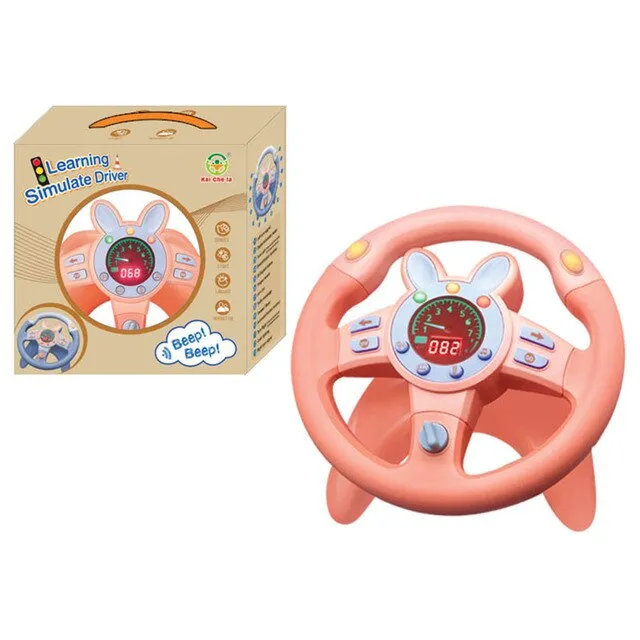 Infant Shining Simulation Steering Wheel Toys Children's Toy Kids Early