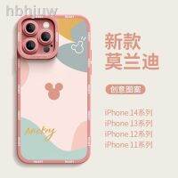 ☄♨☞เหมาะสำหรับการ์ตูน Hitomi Mickey Apple 1413promax เคสโทรศัพท์มือถือ Xs IPhone78plu อ่อน/Xr/12/11