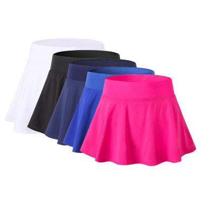 Sports Tennis Skorts Fitness Short Skirt Badminton Breathable Quick Drying Women Sport Anti Exposure Skirt Outdoor Tools