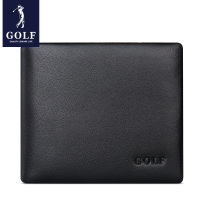 Golf Men Short Wallet 2023 New Trend Leather Business Wallet Horizontal Section First Layer Leather Fashion Wallet