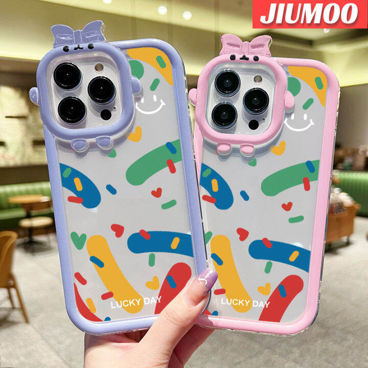 jiumoo-เคส-a04s-ปลอกสำหรับ-samsung-5g-ลายการ์ตูนแฟชั่นสีสันสดใส-a13กราฟฟิตี้เคสโทรศัพท์โปร่งใสป้องกันเลนส์กล้องมอนสเตอร์ตัวน้อยน่ารักเคสซิลิโคนนิ่มกันกระแทก