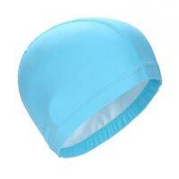 Special Offers Elastic Waterproof PU Protect Ears Long Hair Sports Swim Pool SPA Hat Swimming Cap For Men Women S