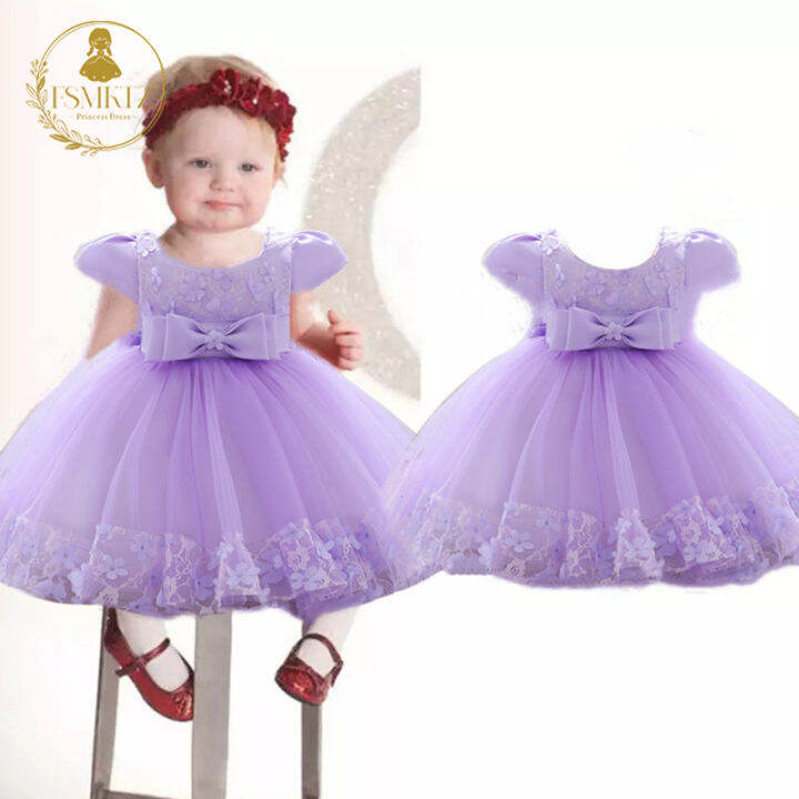 FSMKTZ Tutu Dress For Baby Girl 1st Birthday Dress For Baby Gown