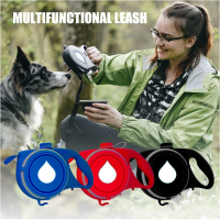 Durable Dog Leash Retractable Nylon Dog Leash With Water Bottle Bowl Extending Puppy Walking Running Leads supplie