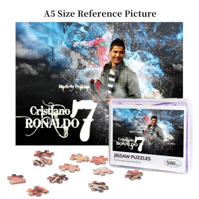 CR7 Wooden Jigsaw Puzzle 500 Pieces Educational Toy Painting Art Decor Decompression toys 500pcs