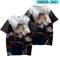 Azur Lane Cosplay Men Women 3D Basic Short Sleeve T shirt Casual Tee Y19