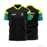 2023 New Petronas Jersey Vr46 T Shirt Men 2023 MotoGP VR46 Rossi Iconic Jersey Summer Fashion T-shirt