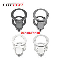 Litepro ด้านหน้าชั้นวางเมาท์ยึดอะแดปเตอร์ Pig Nose Pannier อะแดปเตอร์พับจักรยานยึด 51-98 / 87 มม. สำหรับจักรยาน Dahon K3 Fnhon