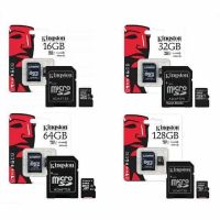 FLASH-888กล้องติดรถยนต์ Kingston เมมโมรี่การ์ด micro SD Card Canvas Select ความจุ 16GB 32GB 64GB Class 10 ความเร็ว 80MB/S