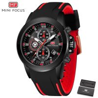 MINIFOCUS MINI FOCUS MF0287G สุดหรูนาฬิกาข้อมือมียี่ห้อแฟชั่นผู้ชายกีฬาควอตซ์นาฬิกาเทรนด์นาฬิกาข้อมือสำหรับชาย Jam Tangan Lelaki