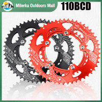 【สินค้าใหม่】จักรยานวงรี Chainring 110BCD จักรยานถนนรอบ Chainring Chainwheel ขี่จักรยานชิ้นส่วน (กับ5เหล็กคู่แผ่นเล็บ)