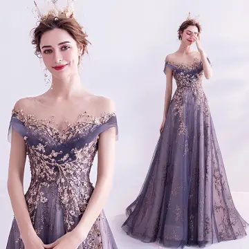 Modern Simple Dropped Waist Gown | Kleinfeld Bridal