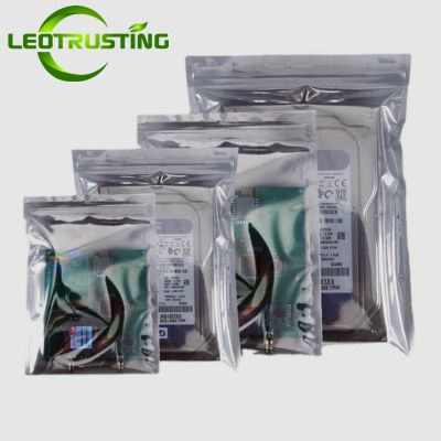 ☌□ 100pcs Anti Static Shielding Zip Lock Bag Resealable ESD Anti-static Instrument Chip Electronic Accessories Battery USB Pouches