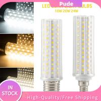 PUDE 10วัตต์20วัตต์24วัตต์ หลอดไฟข้าวโพด LED E14 E27 อลูมิเนียมอลูมินัม หลอดไฟเทียน LED โคมไฟระย้าบ้าน สว่างมากเป็นพิเศษ หลอดไฟแอลอีดี ของตกแต่งบ้าน