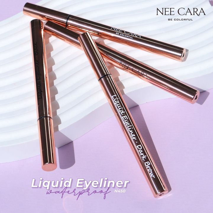 อายไลเนอร์-nee-cara-liquid-eyeliner-water-proof-long-lasting-n450