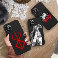 [KK63] อะนิเมะ Berserk Guts เคสโทรศัพท์ซิลิโคนนุ่มสำหรับ Iphone 13 12 11 Pro Mini XS สูงสุด8 7 Plus X 2020 XR Cover