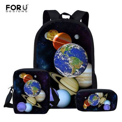 FORUDESIGNS Galaxy Planet Space Kids School Bags for Girls Kids Bag Toddler Children School Backpack for Boys Mochila escolar