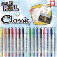 ปากกา ปากกาเจล เจลสี Gelly Roll Clic มีให้เลือกถึง 16 เฉดสี เจลสีกันน้ำได้ ขนาดหัว 0.3 มม