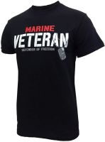 Armed Forces Gear Marine Usmc Mens Veteran Defender Tshirt Licensed United States Marines Shirts For Men