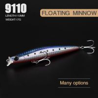 MINICO หลากสี มีประโยชน์ Tackle เหยื่อปลอม Minnow Lures เบ็ดตกปลา ล่อหล่อยาว เหยื่อปลาซิวลอยน้ำ