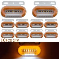 【CW】Truck Clearance Lights 24V LED Trailer Side Marker Lights Turn Signal Lamp Red White Amber Lorry Tractor Tail Light