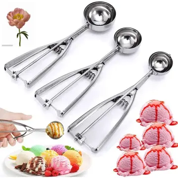 Cookie Scoop Kitchen Tool Cupcake Spring Loaded 1 Tablespoon For Baking Ice  Cream Stainless Steel Home Non Slip Comfortable Grip